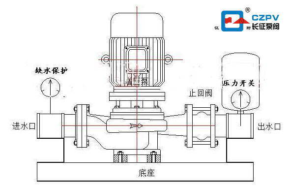 管道增壓泵安裝圖 管道增壓泵安裝圖