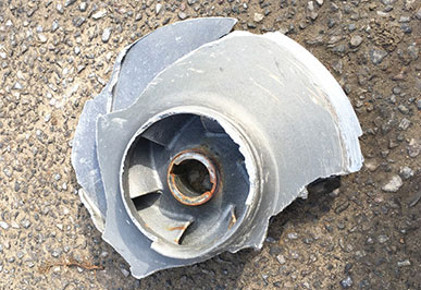 葉輪損壞圖 葉輪損壞圖