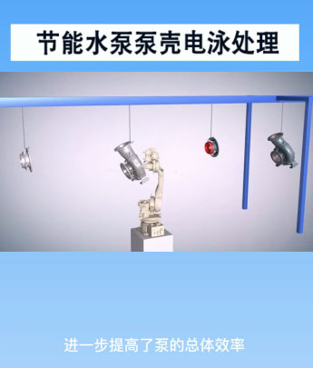 節能水泵泵殼電泳處理圖 節能水泵泵殼電泳處理圖