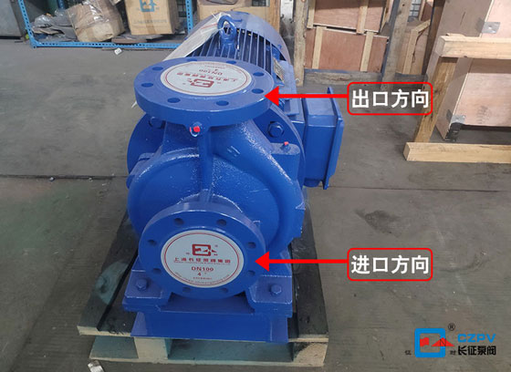 臥式管道離心泵進出口圖片 臥式管道離心泵進出口圖片