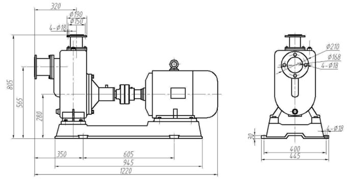 自吸排污泵安裝圖 自吸排污泵安裝圖